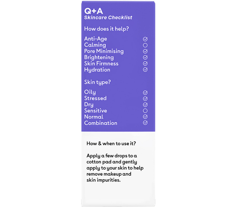 Тонер для обличчя з гліколевою кислотою Q+A Glycolic Acid Daily Toner, 100 мл