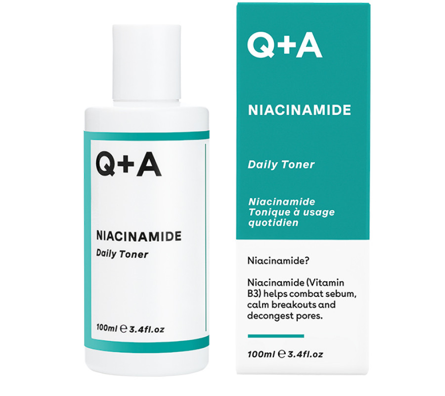 Зволожуючий тонер для обличчя з ніацинамідом Q+A Niacinamide Daily Toner, 100 мл