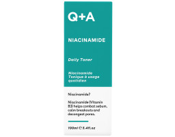 Зволожуючий тонер для обличчя з ніацинамідом Q+A Niacinamide Daily Toner, 100 мл