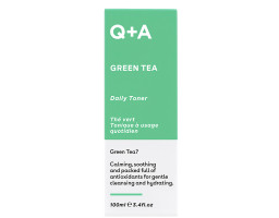 Заспокійливий тонер для обличчя з зеленим чаєм Q+A Green Tea Daily Toner, 100 мл