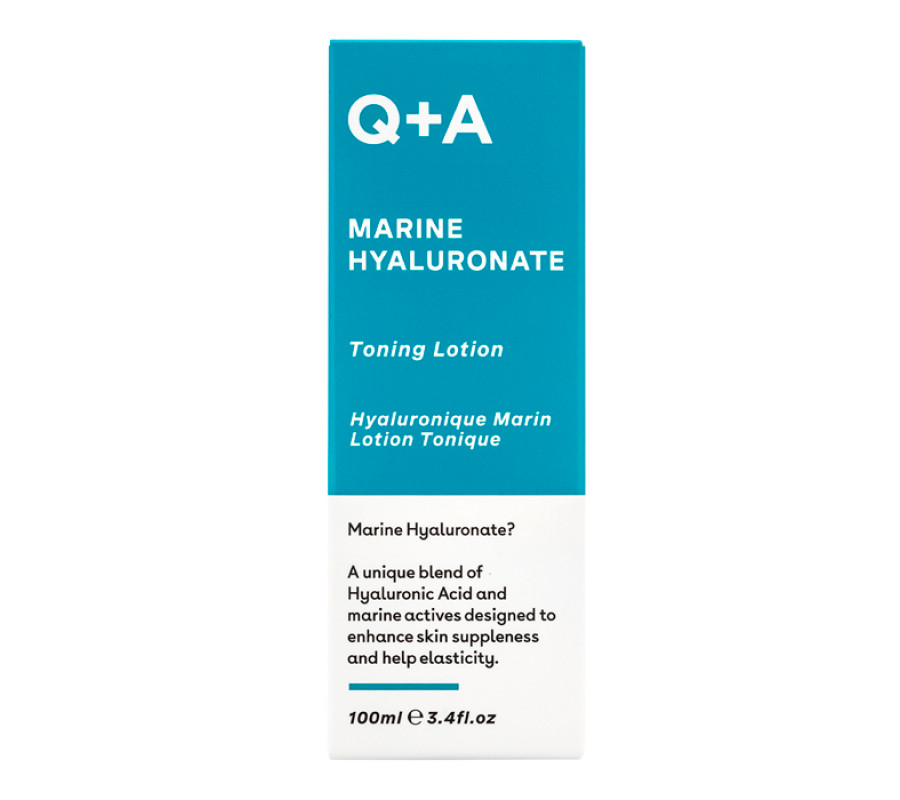 Тонізуючий лосьйон з гіалуроновою кислотою Q+A Marine Hyaluronate Toning Lotion, 100 мл