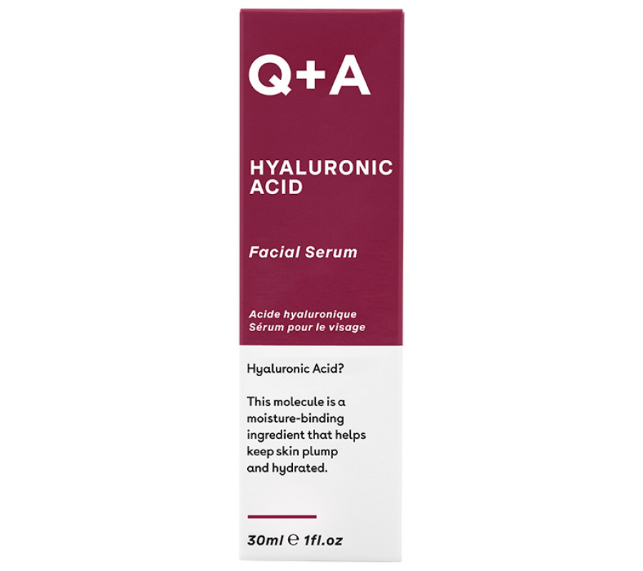 Сироватка для обличчя "гіалуронова кислота" Q+A Hyaluronic Acid Facial Serum, 30 мл
