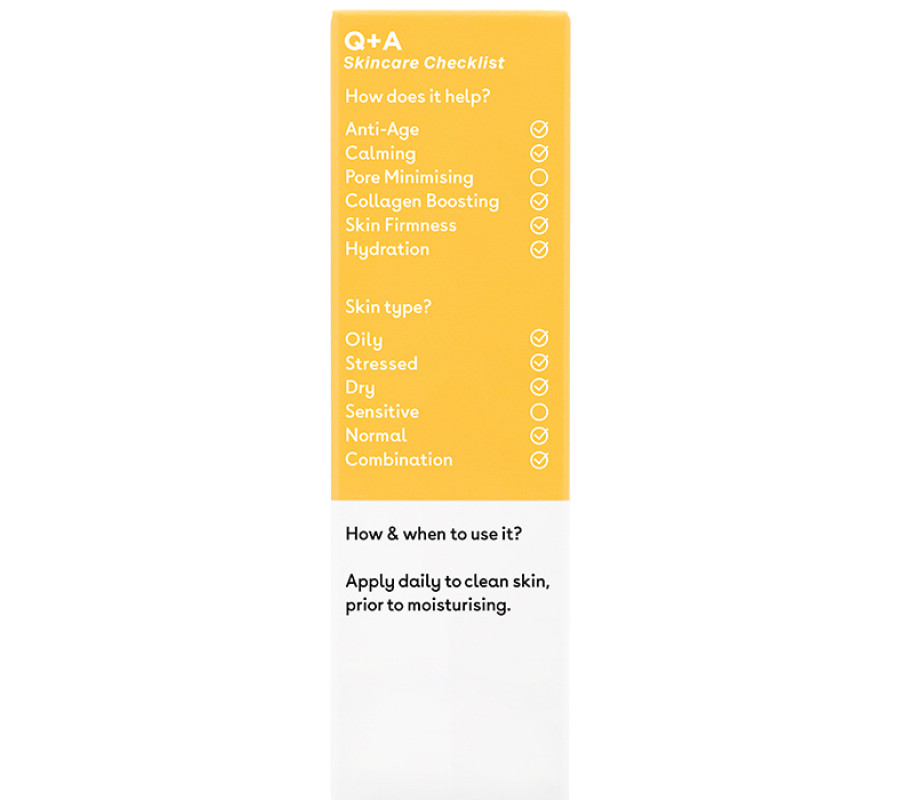 Сыворотка с пептидами для лица Q+A Peptide Facial Serum, 30 мл