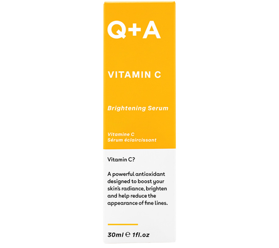 Освітлююча сироватка для обличчя Q+A Vitamin C, 30 мл
