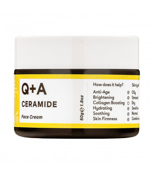 Захисний крем для обличчя з керамідами Q+A Ceramide Barrier Defence Face Cream, 50 г