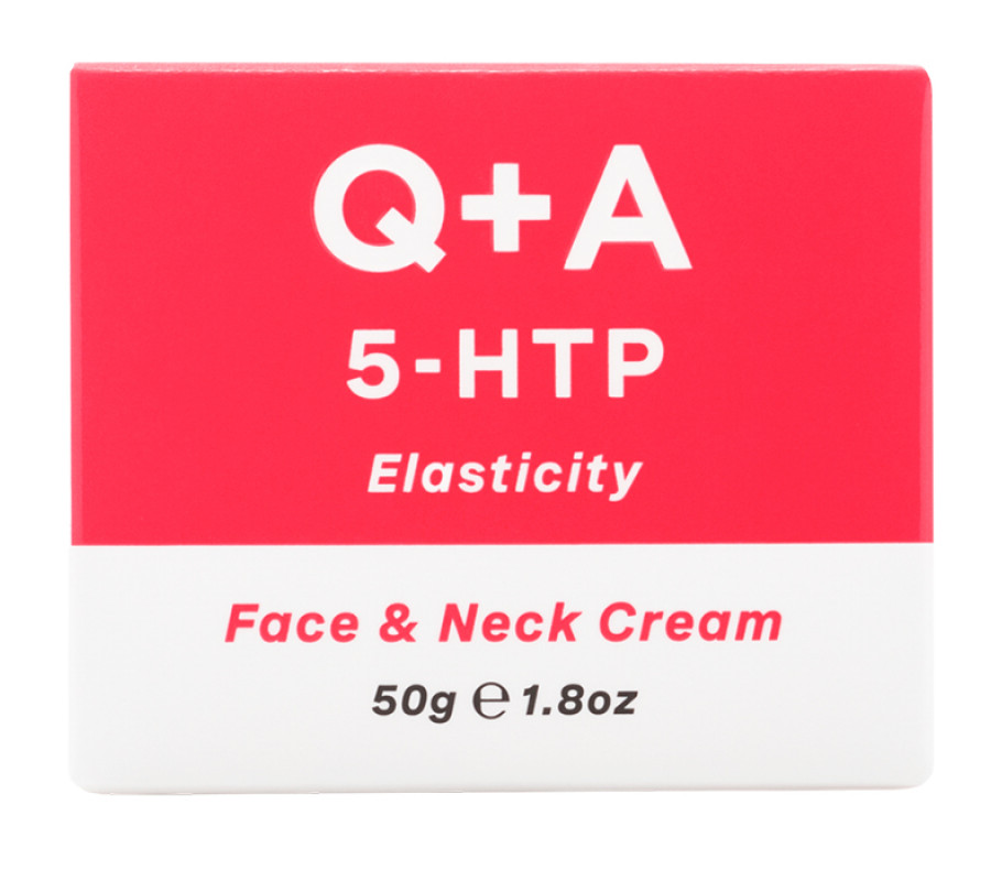 Крем для обличчя та шиї Q+A 5-HTP Face & Neck Cream, 50 г