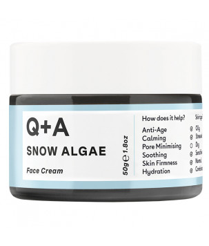Крем для обличчя зі сніжною водорістю Q+A Snow Algae Intensive Face Cream, 50 г