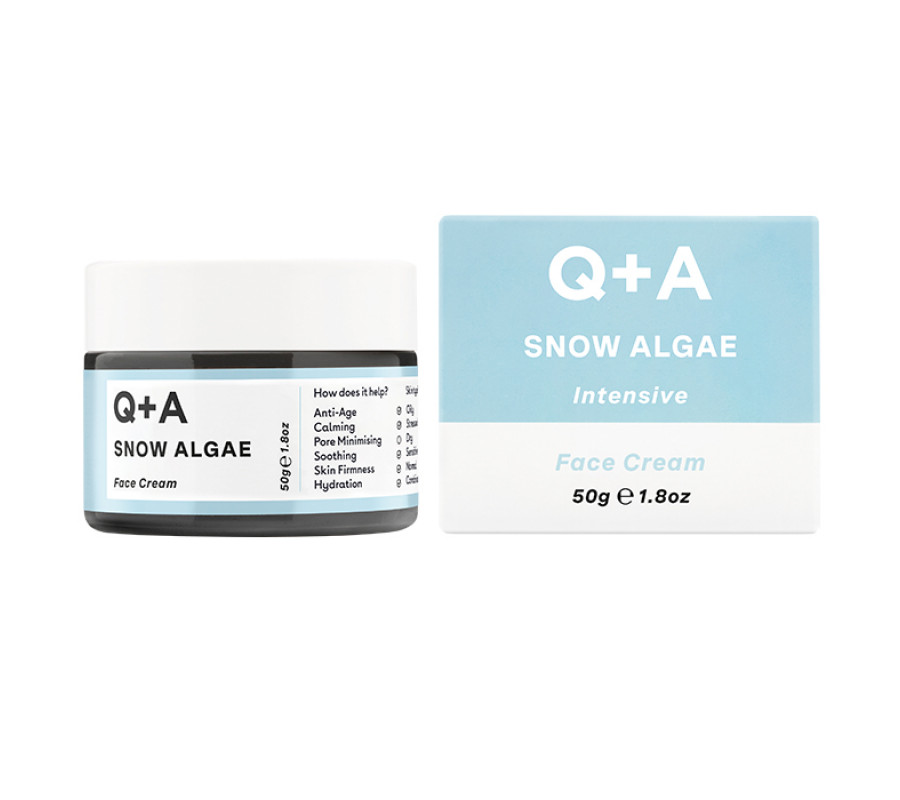 Крем для лица со снежной водорослью Q+A Snow Algae Intensive Face Cream, 50 г