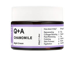 Нічний крем для обличчя Q+A Chamomile Calming Night Cream, 50 г