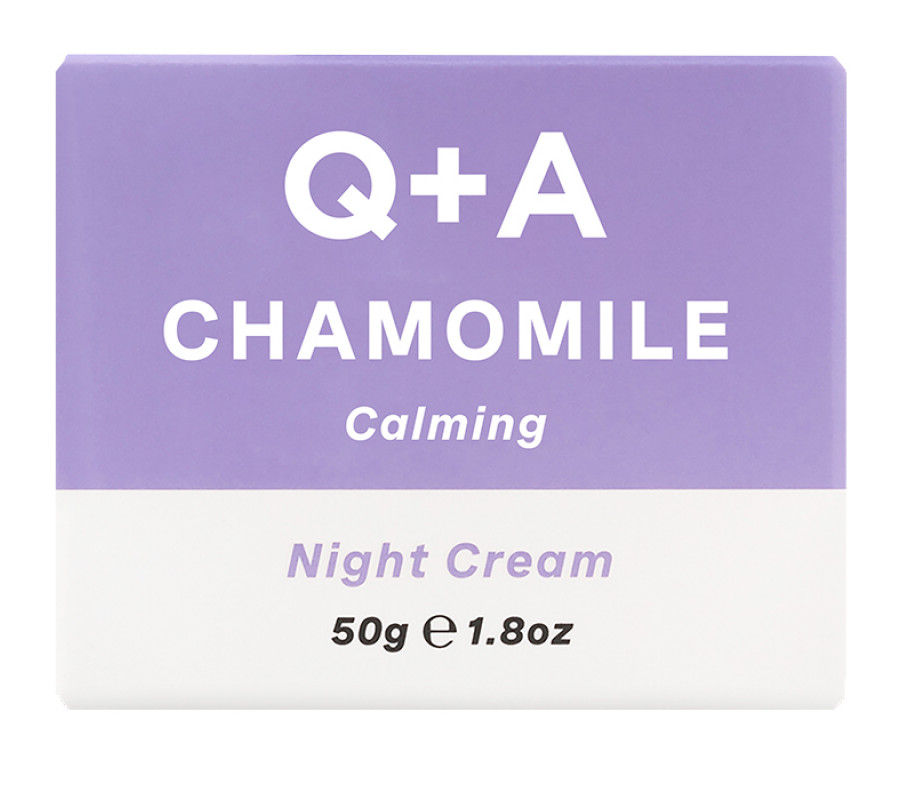 Нічний крем для обличчя Q+A Chamomile Calming Night Cream, 50 г