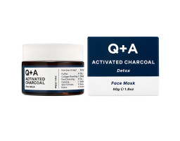 Маска для обличчя "детокс" з активованим вугіллям Q+A Activated Charcoal Face Mask, 50 г