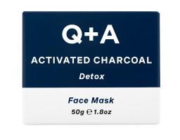 Маска для обличчя "детокс" з активованим вугіллям Q+A Activated Charcoal Face Mask, 50 г