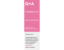Мультивітамінна маска для обличчя Q+A Vitamin A.C.E. Warming Gel Mask, 75 мл