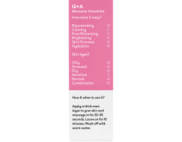 Мультивітамінна маска для обличчя Q+A Vitamin A.C.E. Warming Gel Mask, 75 мл