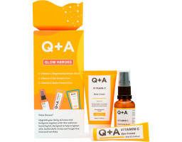 Подарунковий набір для сяяння шкіри Q+A Glow Heroes Gift Set