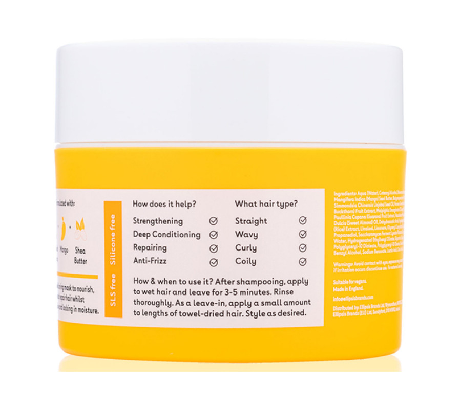 Q+A Intense Hydration Hair Mask — маска для інтенсивного зволоження волосся, 200 мл