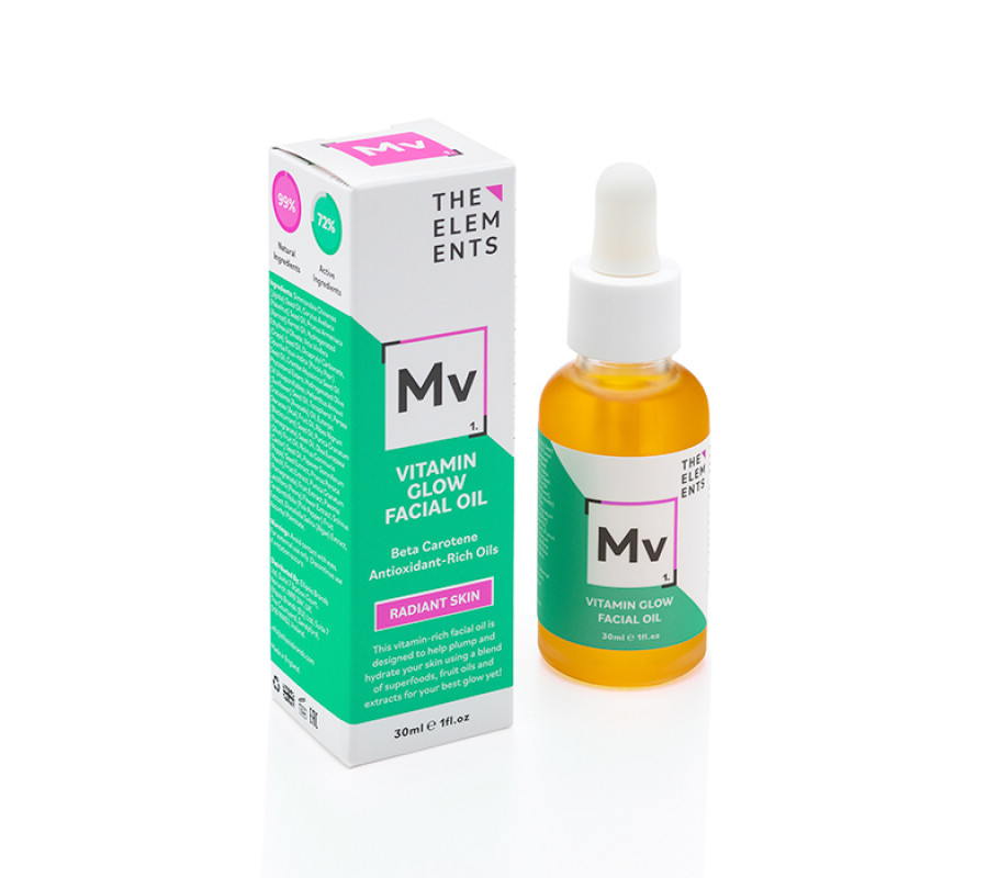 Вітамінізована олія для сяяння шкіри The Elements Vitamin Glow Facial Oil , 30 мл