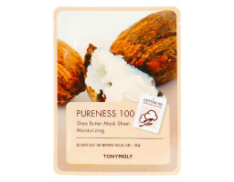 Тканинна маска з екстрактом олії Ши Pureness 100 Shea Butter Mask Sheet TONYMOLY, 21 мл