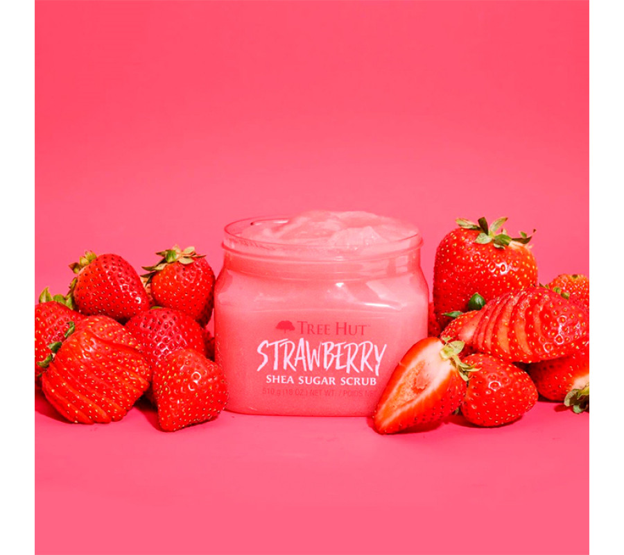 Скраб для тіла Tree Hut Strawberry Sugar Scrub, 510 г