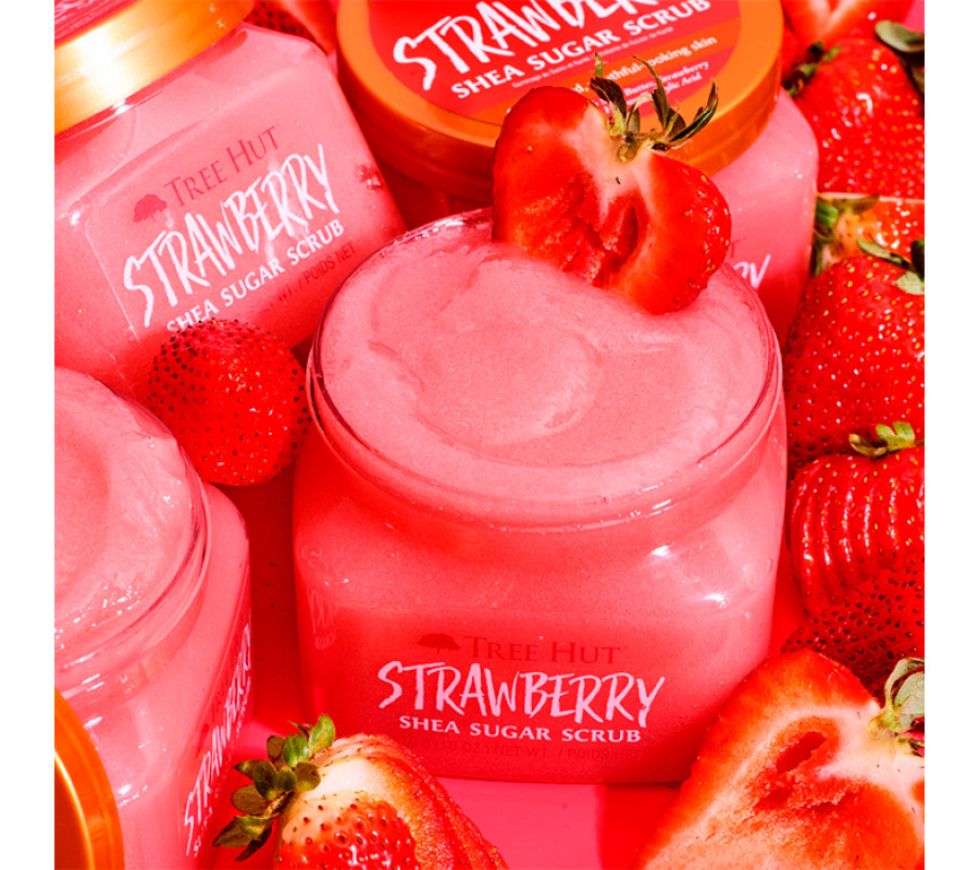 Скраб для тіла Tree Hut Strawberry Sugar Scrub, 510 г
