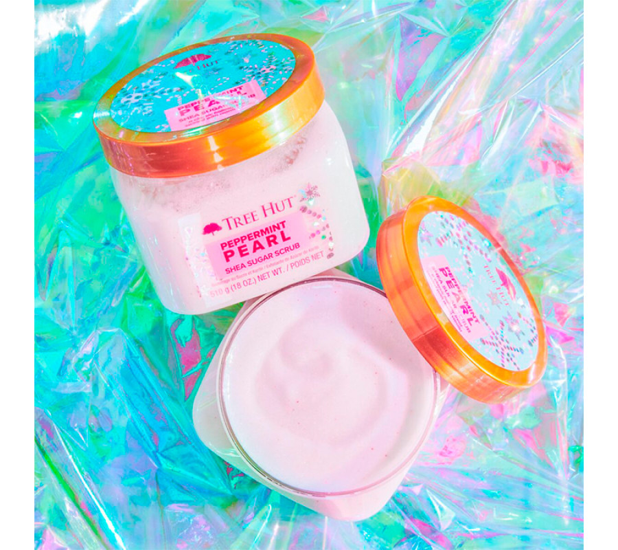 Скраб для тела Tree Hut Peppermint Pearl Sugar Scrub, 510 г
