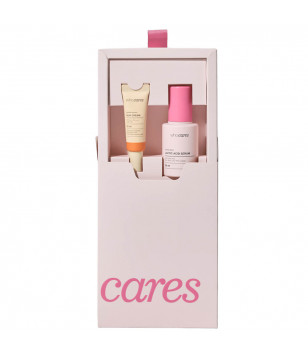 Набор средств для лица Gentle Peel Lactic Acid Serum x Bifida Barrier Sun Cream Who Cares, 30 мл+10