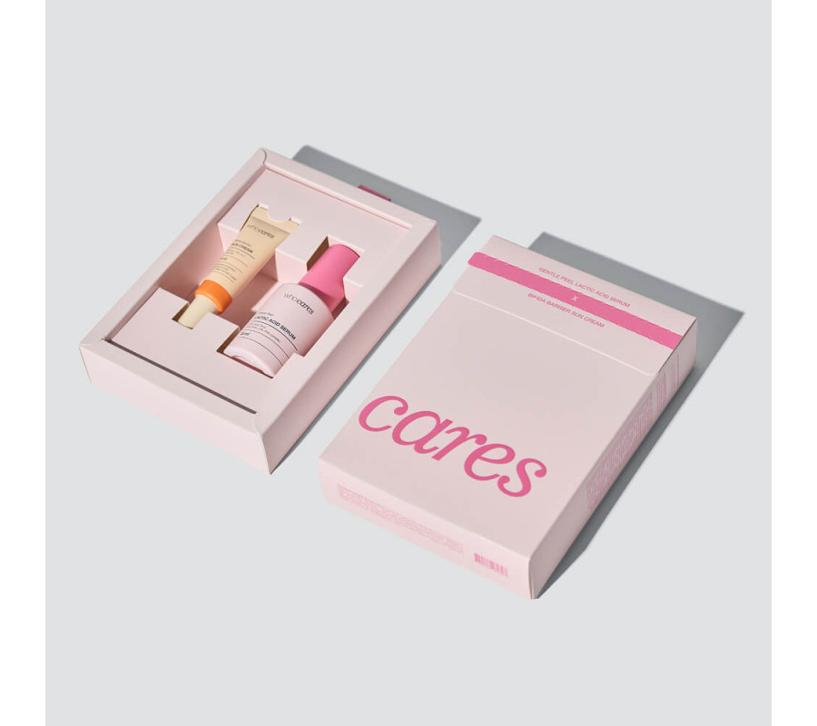 Набір засобів для обличчя Gentle Peel Lactic Acid Serum x Bifida Barrier, 30 мл+10 мл