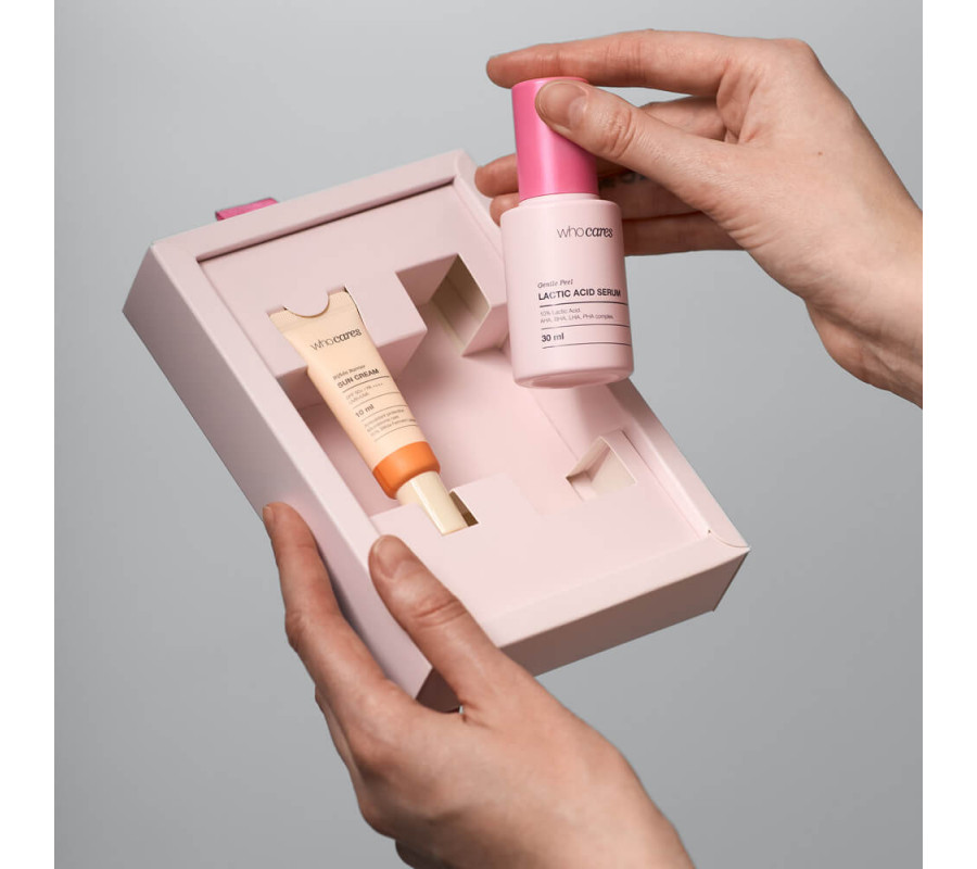 Набір засобів для обличчя Gentle Peel Lactic Acid Serum x Bifida Barrier, 30 мл+10 мл