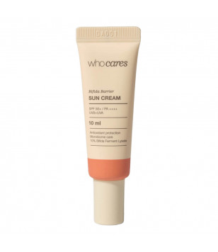 Сонцезахисний крем із антиоксидантним захистом (міні) Bifida Barrier Sun Cream SPF 50+ Who Cares, 10 мл