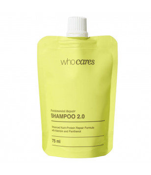 Шампунь для глибокого очищення шкіри голови (дой-пак) Fundamental Repair 2.0 Shampoo Who Cares, 75 мл