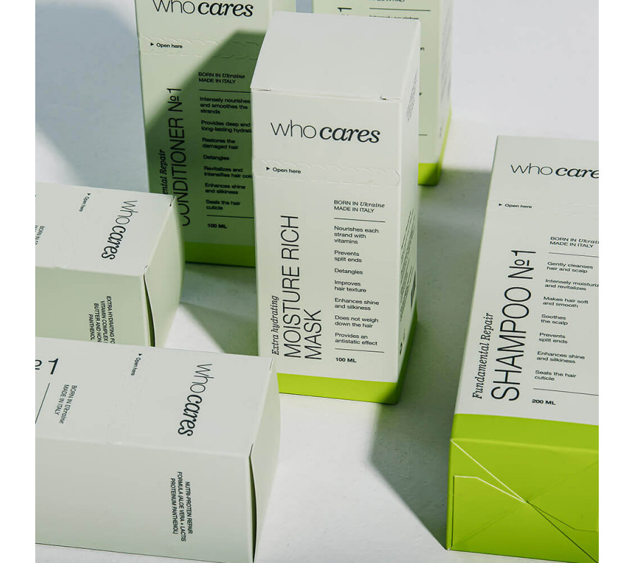 Шампунь живильний для сухого та пошкодженого волосся Fundamental Repair Shampoo №1 Who Cares, 200 мл