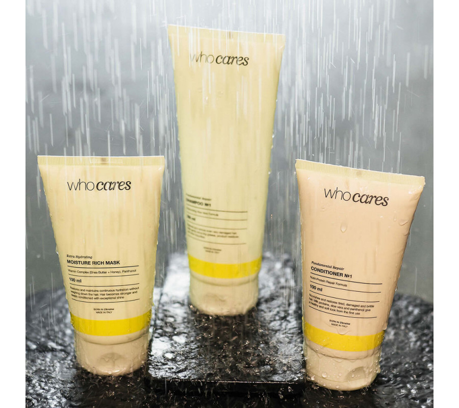 Who Cares Fundamental Repair Conditioner №1 — живильний кондиціонер для сухого та пошкодженого волосся, 100 мл