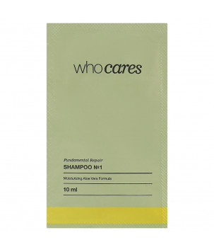 Шампунь живильний для сухого та пошкодженого волосся (пробник) Fundamental Repair Shampoo №1 Who Cares, 10 мл