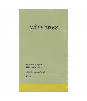 Шампунь живильний для сухого та пошкодженого волосся (пробник) Fundamental Repair Shampoo №1 Who Cares, 10 мл