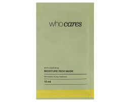 Маска зволожувальна для сухого та пошкодженого волосся (пробник) Moisture Rich Mask Who Cares, 10 мл