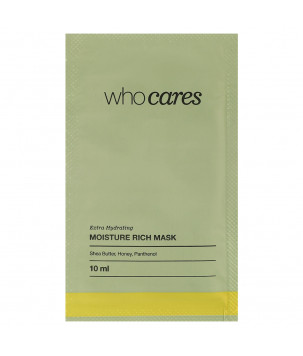 Маска зволожувальна для сухого та пошкодженого волосся (пробник) Moisture Rich Mask Who Cares, 10 мл