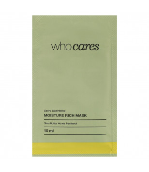 Увлажняющая маска для сухих и поврежденных волос (пробник) Moisture Rich Mask Who Cares, 10 мл