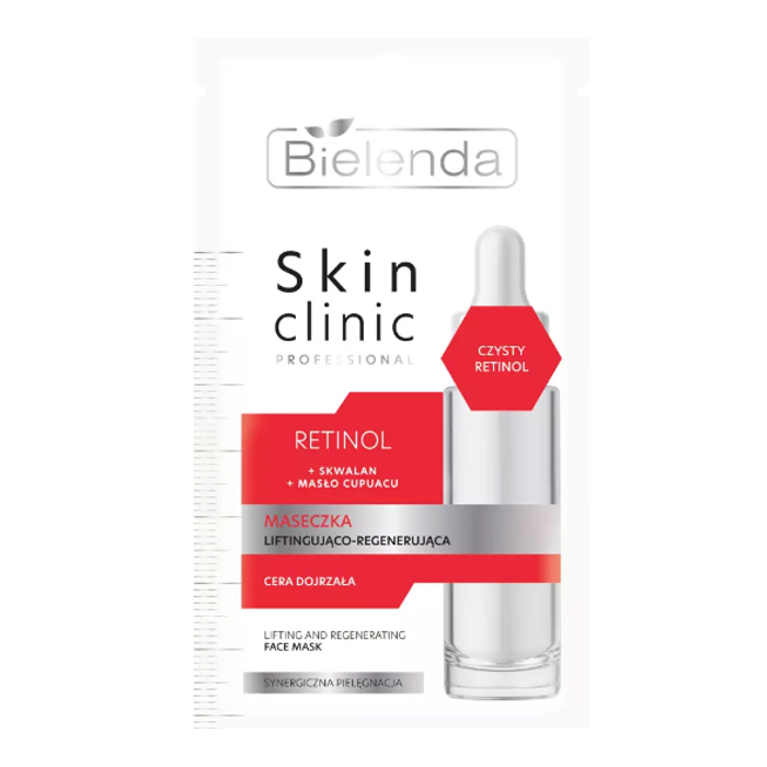 SKIN CLINIC PROFESSIONAL RETINOL Ліфтинг-відновлююча маска Bielenda, 8г