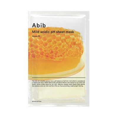 Abib Маска для гладкості та живлення шкіри обличчя Mild Acidic Ph Sheet Mask Honey Fit