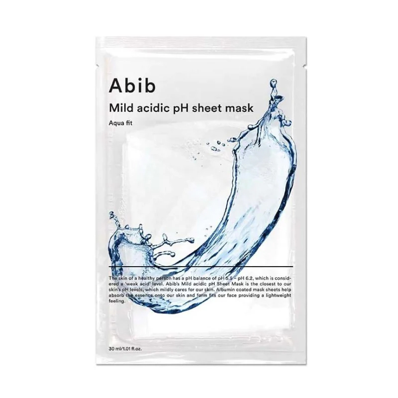 Abib Маска для гладкості та зволоження обличчя Mild Acidic Ph Sheet Mask Aqua Fit