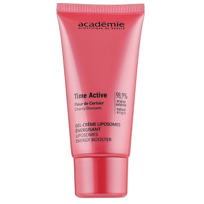 Гель-крем для обличчя Time Active Cherry Blossom Liposomes Energy Booster Academie, 50 мл