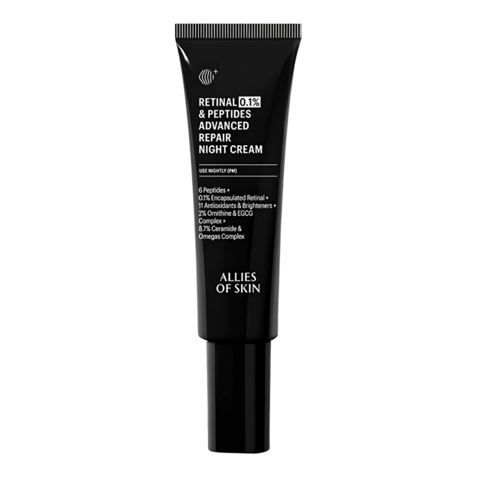 Нічний антивіковий крем з ретиналем 0.1% Retinal & Peptides Advanced Repair Night Cream, 48 мл