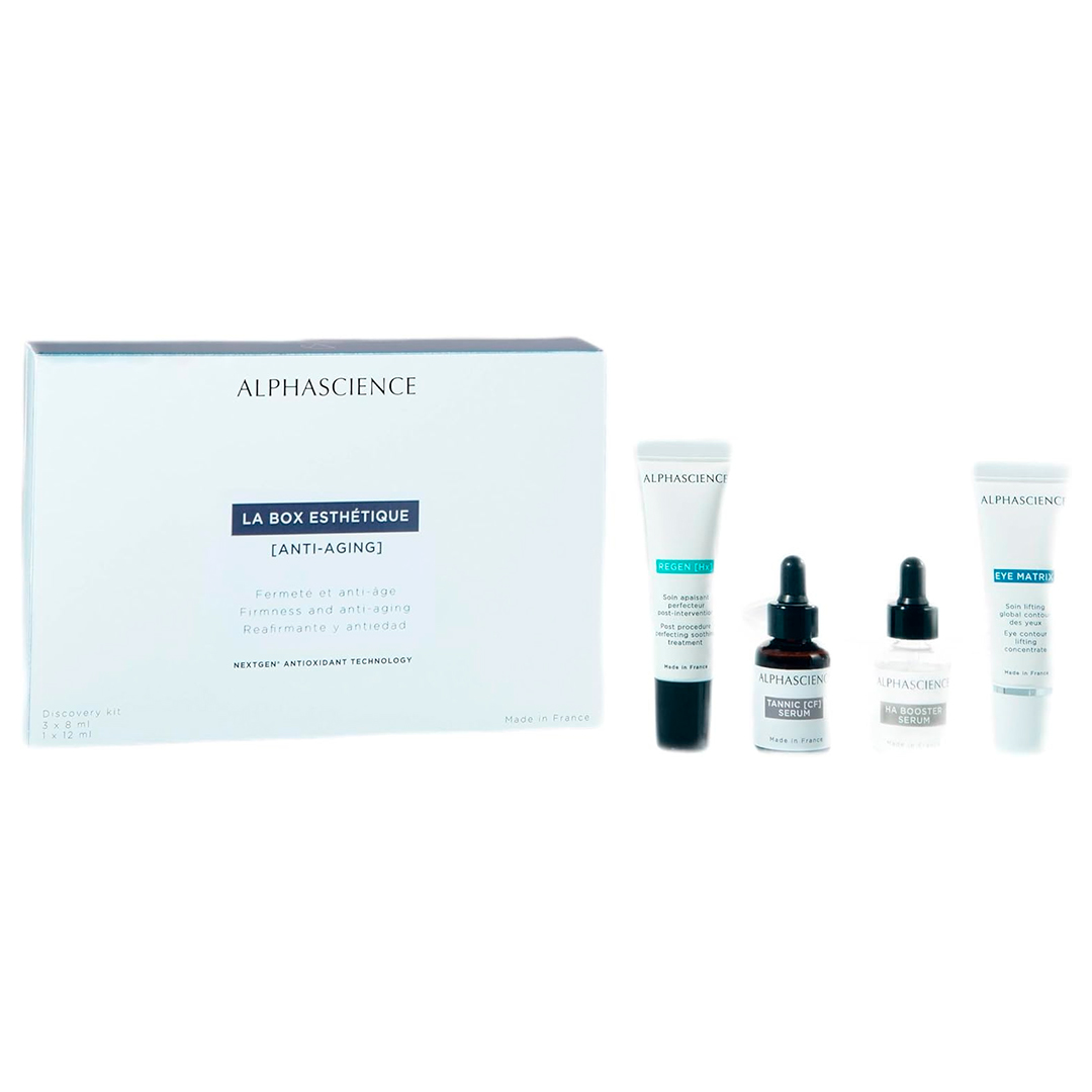 Alphascience Набір для омолодження та зменшення чутливості La Box Esthétique Anti-Aging, 36 мл