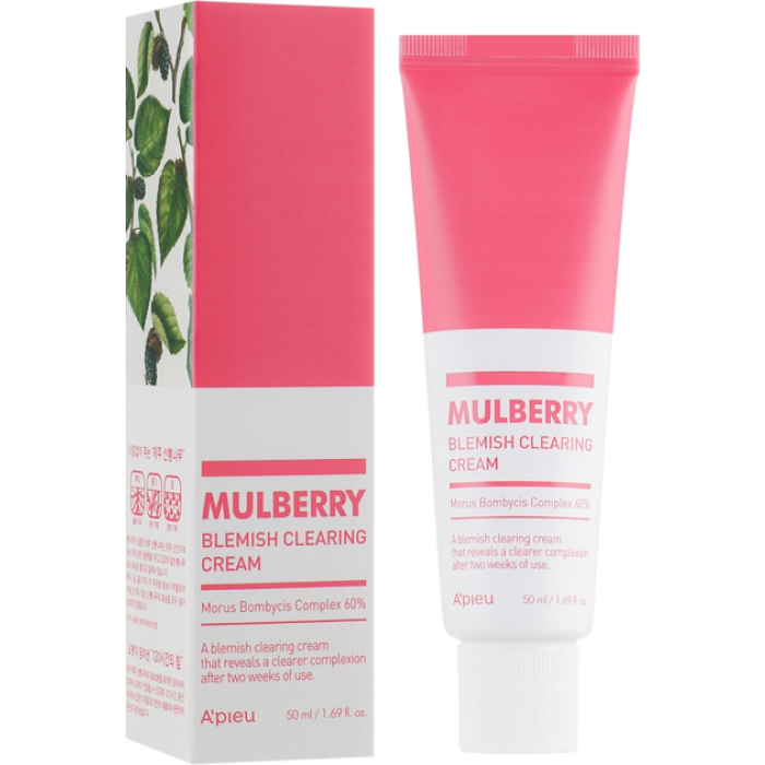 Крем для проблемної шкіри обличчя Mulberry Blemish Clearing Cream A'pieu, 50 мл