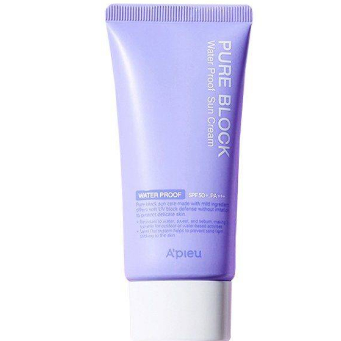 Водостойкий солнцезащитный крем для лица Pure Block Water Proof SPF50+ PA+++ A'pieu, 50 мл