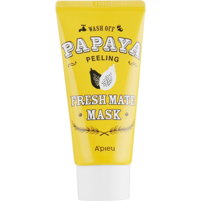 Очищающая осветляющая пилинг-маска папайя Fresh Mate Mask A'pieu, 50 мл