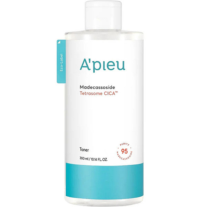 Успокаивающий и восстанавливающий тонер для лица Madecassoside Tetrasome Cica Toner A'pieu, 300 мл