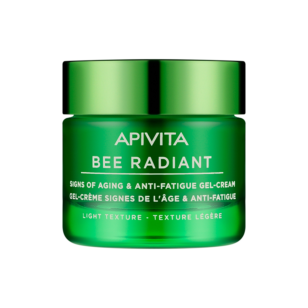 Apivita Гель-крем для лица Bee Radiant Signs of Aging & Anti-Fatigue Gel-Cream Light Texture, 50 мл
