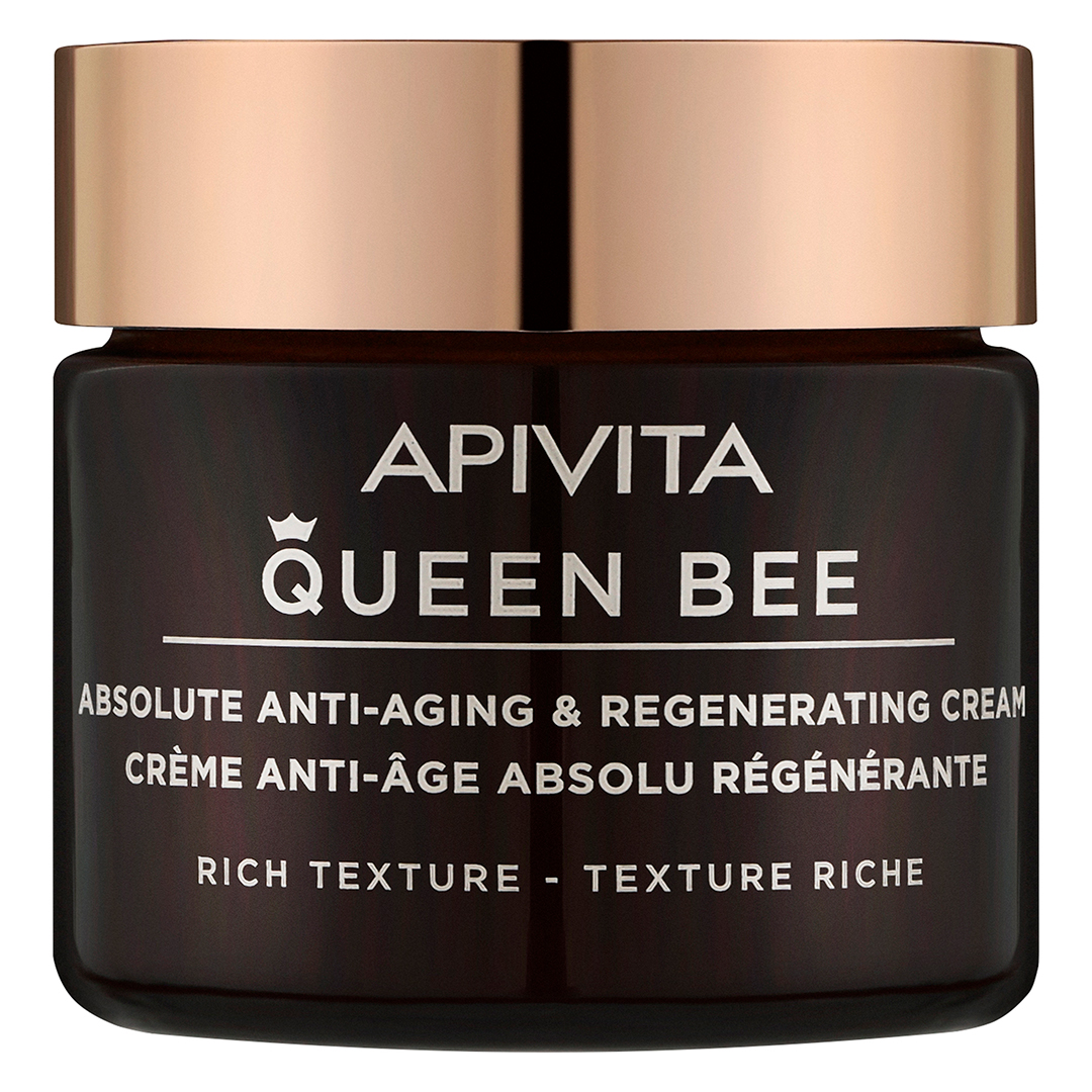 Apivita Антивіковий регенерувальний крем для обличчя Queen Bee Absolute Anti-Aging & Regenerating Cream Rich T