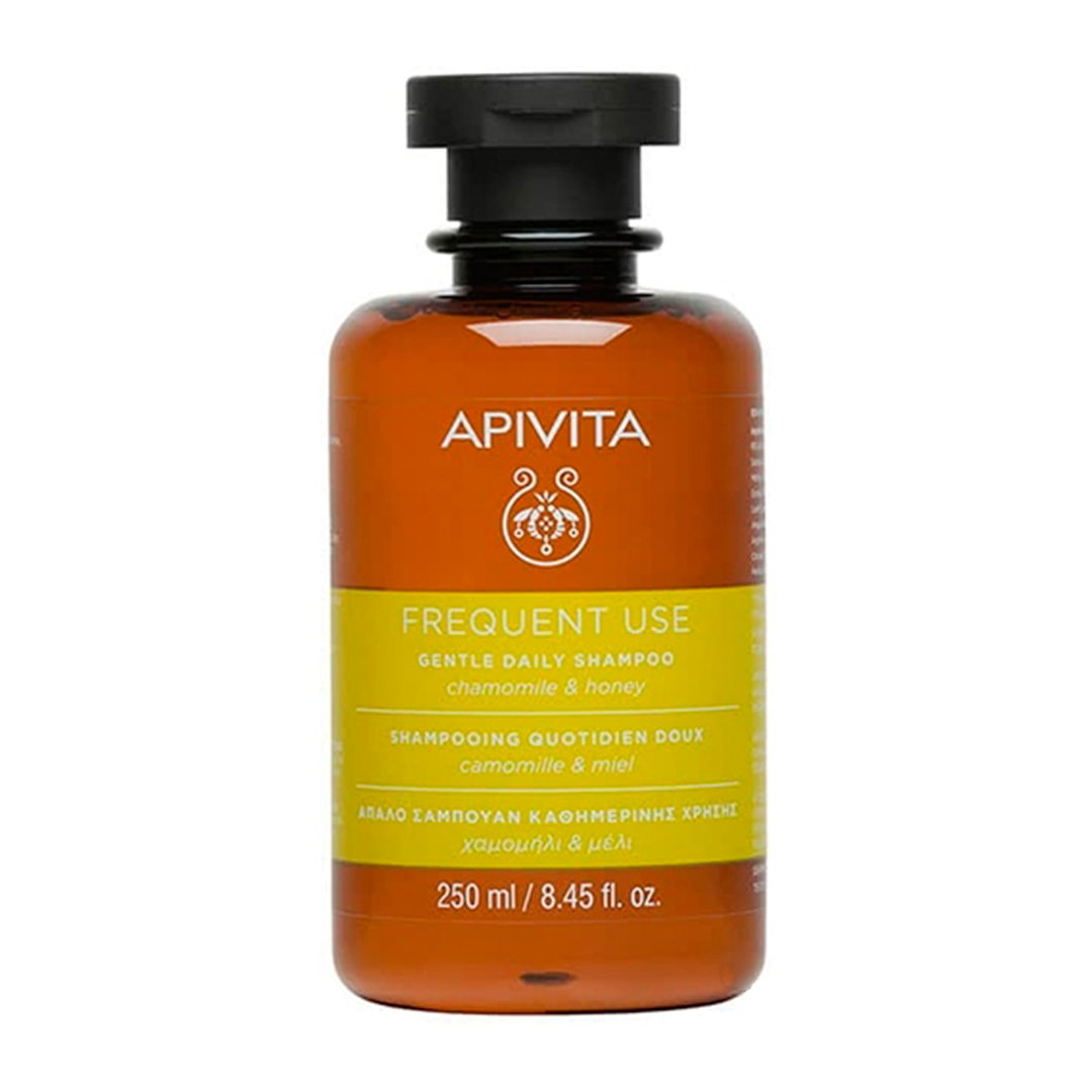 Apivita Шампунь для щоденного застосування з ромашкою і медом Gentle Daily Shampoo With Chamomile & Honey, 250